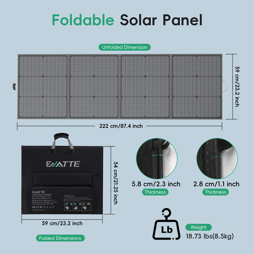 Photovoltaic panel 220W