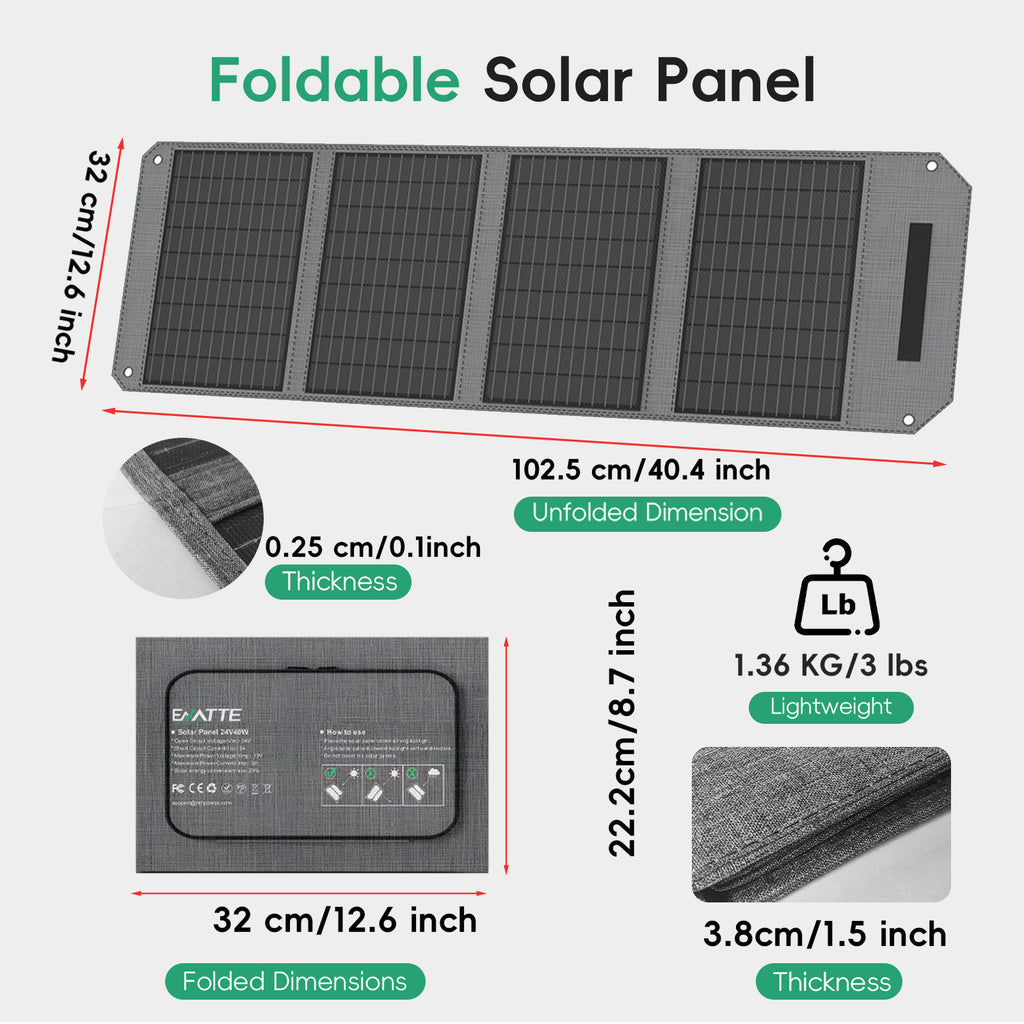 Photovoltaic panel 40W
